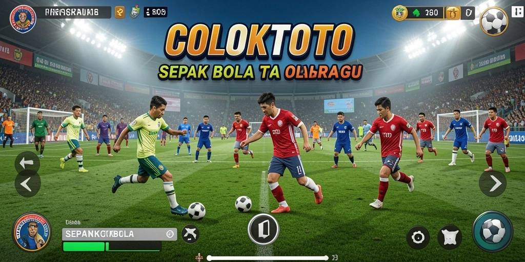 Antarmuka COLOKTOTO yang menarik saat bermain Sepak Bola.