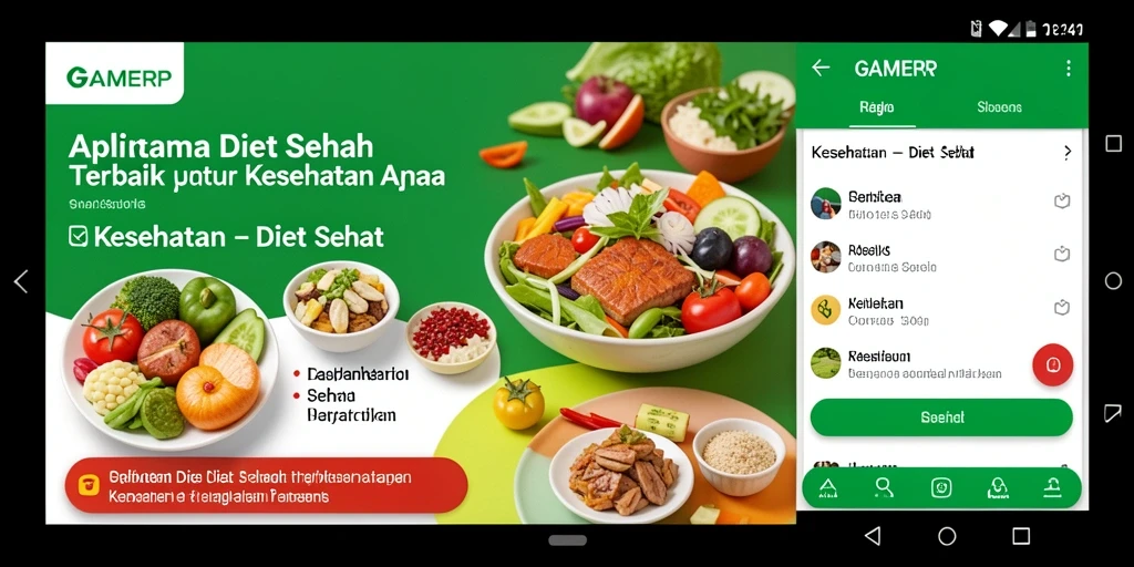 Tampilan antarmuka pengguna GAMERP yang ramah dan intuitif.